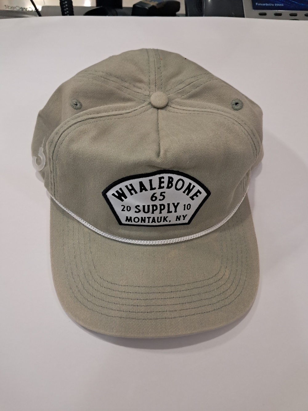 Men's Rope-Trim Baseball Cap in Khaki